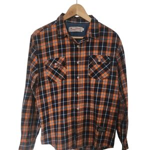 Tricycle Blend - Fleece Plaid button shirt